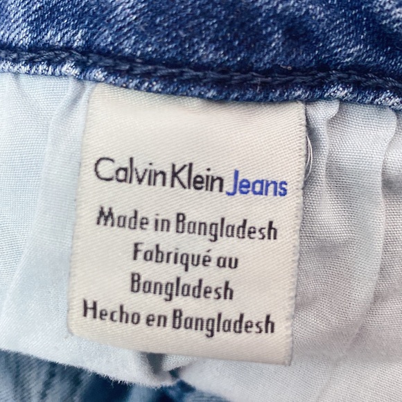 Calvin Klein Blue Slim Boyfriend Jeans - Picture 9 of 11